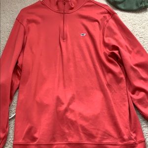 Vineyard Vines Coral Pullover.